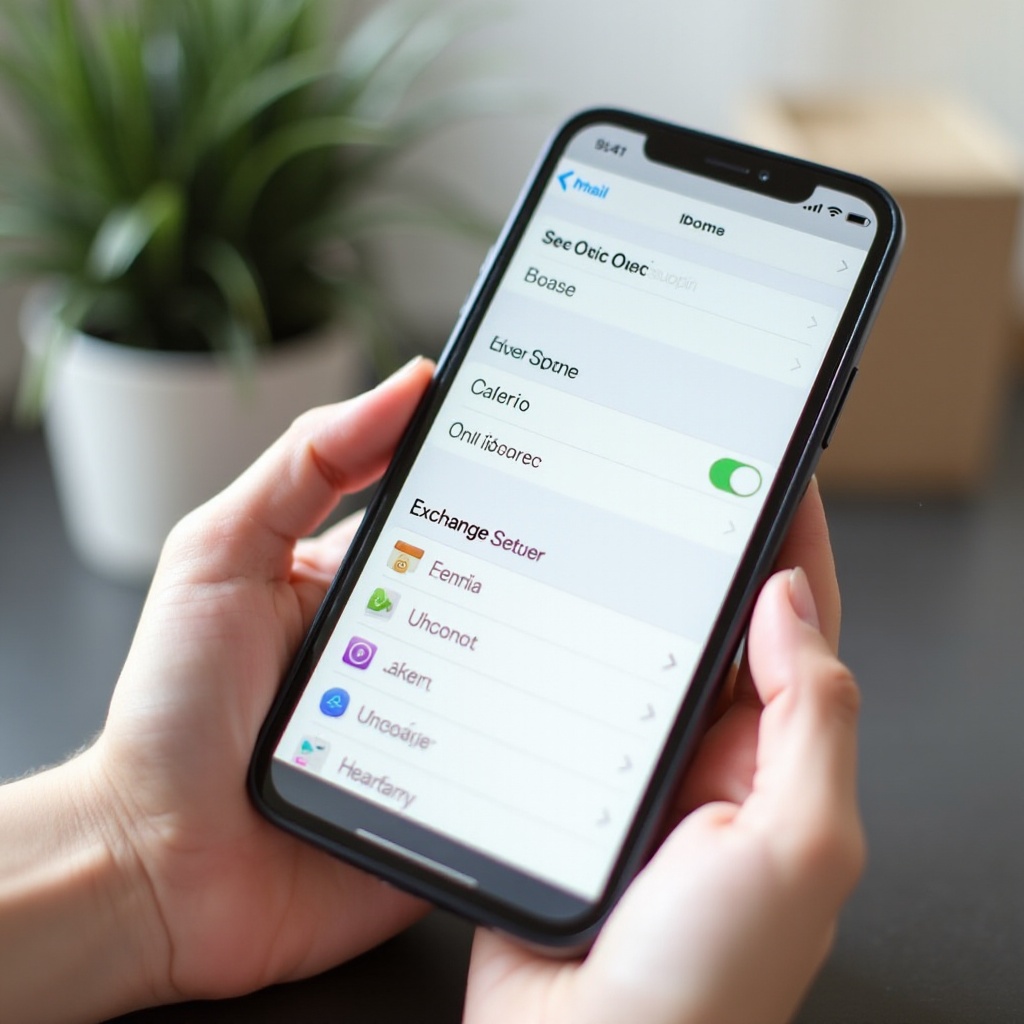 What is My Exchange Account on iPhone?